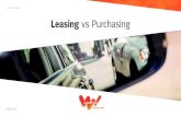 Leasing vs Purchasing Leasing vs ... - LeasePlan Insights · leaseplan.co.uk 8 Avs Purch caing1s Pur When you buy a vehicle outright, depreciation cost is your risk. The moment a