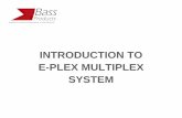 INTRODUCTION TO E-PLEX MULTIPLEX SYSTEM · The E-PLEX® 428RSP series, a programmable, multi-color LED, rocker switch panel designed to operate within an E-PLEX® system. This innovative