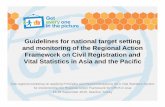 Guidelines for national target setting and monitoring …unstats.un.org/unsd/demographic/meetings/wshops/Turkey/...Implement the Regional Action Framework Target audience: all involved
