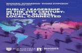 PUBLIC LEADERSHIP IN THE 21ST CENTURY: ETHICAL, GLOBAL ... · THE ETHICAL LEADERSHIP IMPERATIVE MILNER HALL A moral and political philosopher by training, Elizabeth Kiss has been