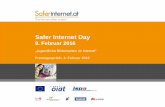 Safer Internet Day · 2018-06-05 · Quelle: Jugendliche Bilderwelten im Internet - Saferinternet.at / Institut für Jugendkulturforschung 2016 Basis: Tätigkeit wurde bereits ausgeübt;