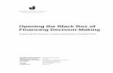 Opening the Black Box of Financing Decision-Making933153/FULLTEXT01.pdf · 2016-06-03 · Opening the Black Box of Financing Decision-Making MASTER THESIS WITHIN Business Administration