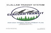 CLALLAM TRANSIT SYSTEMIn accordance with RCW 35.58.2795, Clallam Transit System has prepared and submitted this Transit Development Plan (TDP) for 2019 through 2024. This planning