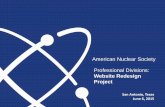 American Nuclear Society Professional Divisions: Website ...cdn.ans.org/about/committees/pdc/docs/pdc-websites-zec.pdf · American Nuclear Society Professional Divisions: Website
