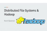 Hadoop Distributed File Systemsdevans/7343... · A distributed file system (DFS) is a file system with data stored on a server. The data is accessed and processed as if it was stored