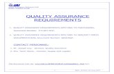 QUALITY ASSURANCE REQUIREMENTS · 2019-02-07 · 8. For more information or assistance contact: Quality Assurance - Components Division Bedek Aviation Group Israel Aerospace Industries