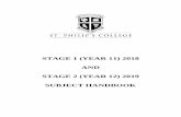 STAGE 1 (YEAR 11) 2018 AND STAGE 2 (YEAR 12) 2019 SUBJECT ... · WHAT IS THE TIMELINE FOR SELECTING MY SUBJECTS? The timeline for selecting your subjects is: 1. Attend the NTCET Information