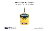 MiniRAE 3000 User's Guide - d272z0j70hk1vf.cloudfront.net · CD-ROM With User’s Guide, Quick Start Guide, and related materials General Information The compact instrument is designed