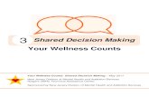 Your Wellness Counts · Welcome to Your Wellness Counts, the Shared Decision Making Module. This module is entitled “Shared Decision Making” because it offers a collaborative