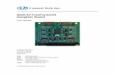 Multi-IO FreeForm/104 Daughter Board - Connect Tech Inc. · The Daughter Board is an adapter for Connect Tech’s FreeForm/104 FPGA development board that enables users to capture