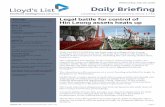 Daily Briefing...Lloyd’ Daily Brieng Wednesday 29th July Page 1 Daily Briefing Leading maritime commerce since 1734 Wednesday July 29, 2020 Legal battle for control of Hin Leong
