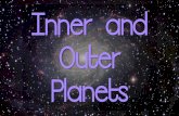Inner and Outer Planets - Mrs. Eldridge 6B Science€¦ · Outer Planets. SPI 0607.6.2 Explain how the relative distance of objects from the earth affects how they appear. Inner Planets