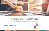 COMMUNITY-BASED RESEARCH TOOLKIT€¦ · The Centre for Studies on Poverty and Social Citizenship (CSPSC) is focused on generating critical and innovative knowledge about poverty