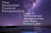 Lecture 11 The Outer Planets -- Structure and Atmosphere · Outer Planets October 8, 2018. Jovian Planets 2. Jovian Planets -- Basic Information Jupiter Saturn Uranus Neptune Distance