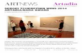 SERGEI TCHEREPNIN WINS 2014 ARTADIA/NADA AWARD€¦ · Sergei Tcherepnin at Overduin & Co. Artadia: The Fund for Art & Dialogue, a nonprofit arts organization started by banker Chris