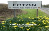 THE ECTON VIEWServices and other events for March 2016 Date Time Type of Service Location Sun 3rd April 11.00am Joint Benefice Service & Holy Communion Ecton Rev Jackie Buck Sun 10th