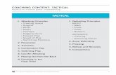 COACHING CONTENT: TACTICAL...U.S. SOCCER CURRICULUM > Concepts and Coaching Guidelines 24 TECHNICAL TERMINOLOGY Attacking – Technical Technique: The ability to efﬁciently perform