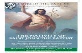 St. John the Baptist · Baptism Preparation Classes Parents and godparents must attend baptism preparation class prior to a child’s baptism. At least one godparent must be a confirmed