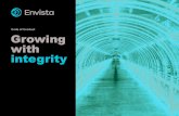 Code of Conduct Growing with integrity...Growing through integrity Envista Code of Conduct | 8 Understand your responsibilities You have a responsibility to yourself, your fellow employees,