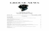 GROUSE NEWS 36 news 36.pdfGrouse News 36 Newsletter of Grouse Specialist Group 3 From the Chair Just a few weeks have passed since many of us met at the International Grouse Symposium