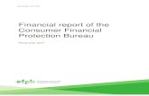Financial report of the Consumer Financial Protection Bureau€¦ · Financial products like mortgages, credit cards, and student loans involve some of the most important financial