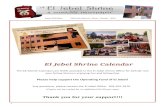 El Jebel Shrine Calendar...your fellow Shriners enjoying fun and fellowship. Please help support the Operating Fund of El Jebel! Any questions, please contact the El Jebel Office: