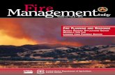 Fire Management Today - FRAMES · 2017-04-03 · Fire Management Today 2 Fire Management Today is published by the Forest Service of the U.S. Department of Agriculture, Washington,