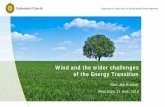 Wind and the wider challenges of the Energy Transition · 6/13/2018  · Wind and the wider challenges of the Energy Transition Gert Jan Kramer Wind Days,13 June, 2018. ... 2000 2010