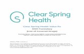 Clear Spring Health Value Rx 2020 Formulary (List of Covered …clearspringhealthcare.com/pdp/pdf/P096-CSH PDP... · 2019-11-22 · What if my drug is not on the Formulary? If your