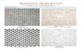 STONE MOSAIC LIQUIDATION SALESTONE MOSAIC LIQUIDATION SALE SOLD per LOT - or - per pallet unless noted PHYSICAL STOCK CHECK REQUIRED 5/8x5/8x3/8” (12x12” Sheet Size)