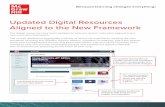 Updated Digital Resources Aligned to the New Framework · 2019-09-20 · The digital resources have been updated to help you deliver instruction aligned to the new curriculum Framework.
