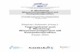 Tagungsband zum 2. Workshop: Wissensmanagement mit … · 2011-03-30 · Universität Duisburg-Essen (Campus Essen) Univ.-Prof. Dr. Stephan Zelewski 2. Workshop Wissensmanagement