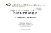 INTRODUCTION - Residency Programs€¦ · Web viewResident Manual Brian Copeland, MD Program Director Neurology Residency 1542 Tulane Ave, Rm 763 New Orleans, LA 70112 504-568-408