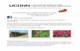 UConn Home & Garden Education Center Knowledge to Grow On! · 2018-01-02 · UConn Home & Garden Education Center Knowledge to Grow On! Like us on Facebook! DECEMBER IS FOR DISH GARDENS,