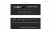 HIPAA Privacy & Enforcement Rules · Enforcement of HIPAA Leon Rodriguez, former Director, Office for Civil Rights Jocelyn Samuels, Director, Office for Civil Rights (since July 2014)