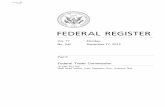 Federal Trade Commission · 12/17/2012  · Summary of Comments srobinson on DSK4SPTVN1PROD with VerDate Mar2010 18:38 Dec 14, 2012 Jkt 229001 PO 00000 Frm 00002 Fmt 4701