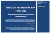 Danielson’s FRAMEWORK FOR TEACHING DOMAINS & COMMON … · 2019-08-12 · Charlotte Danielson’s Framework for Teaching Adapted for Kentucky Department of Education 2 | O T L :