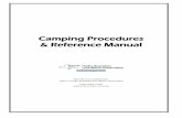 Camping Procedures & Reference Manual · General guidelines exist to guide development of overnight facilities. These include code requirements, architectural and structural design,