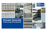 Precast Concrete Fencing ProductsClose Board Fencing 21 Close Board or Palisade Fencing 32 Concrete Post and Panel 40 Slotted Posts - Round Top 42 Spurs45 Slotted Posts - Pyramid Top