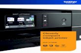 Cleverly compact inkjet printer...Brother UK Ltd Shepley Street, Audenshaw, Manchester M34 5JD Tel: +44 (0)161 3777 4444 Fax: +44 (0)161 931 2218 Contact: All specifications correct