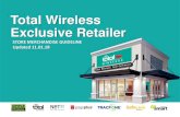 Total Wireless Exclusive Retailer - abmnus.com€¦ · Samsung Apple LG Promo Wall (Former ZTE) Samsung Galaxy J7 iPhone SE LG211 / LG212 Feature the Total Wireless "Free Phone“,