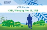 CFPI Update CRSC, Winnipeg, Nov. 15, 2018sustainablecrops.ca/.../4-CFPI-Update-Winnipeg-Nov... · CFPI Overview •Develops tools and methodologies ... Biodiversity Indicator (new