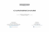 CUNNINGHAM...capture) and his willingness to adapt and work in unconventional settings/locations, creating over 700 Cunningham “Events,” i.e. performances comprised of excerpts