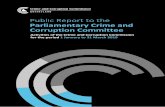 Public Report to the Parliamentary Crime and Corruption Committee · 2019-05-02 · Public Report to the Parliamentary Crime and Corruption Committee 2 About this report This report