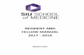 RESIDENT AND FELLOW MANUAL 2017 - 2018the affiliated hospitals. It is a pre-requisite to have a current BLS card to take the ACLS or PALS course. It is the responsibility of the resident/fellow
