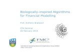 Biologically-inspired Algorithms for Financial Modelling Articles/Biologically-inspired...Biologically-inspired Algorithms for Financial Modelling Prof. Anthony Brabazon CFA Seminar