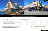 RETAIL PROPERTY FOR LEASE · ryan@rbmurray.com MO #2007030465 Vice President RYAN MURRAY, SIOR, CCIM, LEED AP, CPM Professional Background Ryan Murray joined R.B. Murray Company after