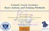 Genetic Fuzzy Systems: Basic notions and Tuning Methods€¦ · GENETIC FUZZY SYSTEMS 1. BRIEF INTRODUCTION TO GENETIC FUZZY SYSTEMS 2. TUNING METHODS: BASIC AND ADVANCED APPROACHES