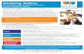 Seeking Safety - Echo · Seeking Safety PO Box 26938, Los Angeles, CA 90026 | | (213) 484-6676 For additional requests, accommodations, questions, or grievances about this training