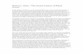 Robert L Allen, “The Social Context of Black Power” · Robert L Allen, “The Social Context of Black Power” ... James Meredith, the first black man to graduate from the ...